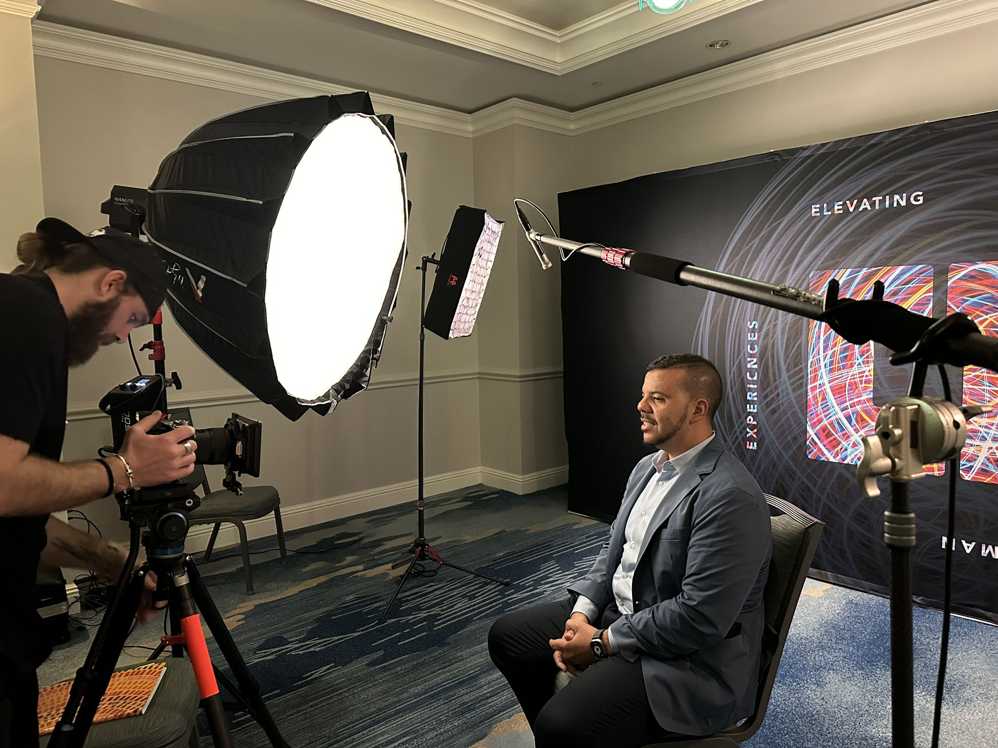 DeJon Gaines preparing for interview